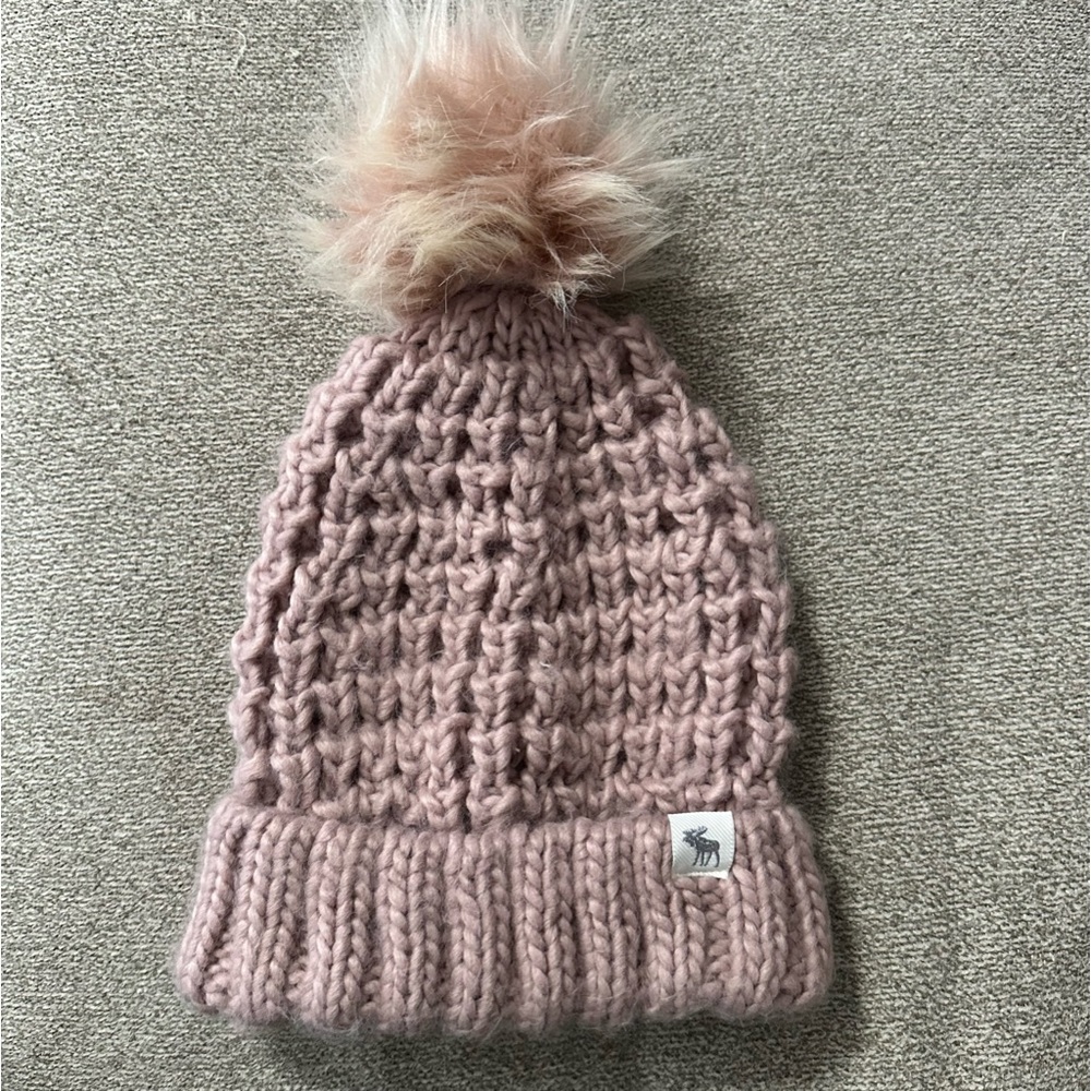 Girls Abercrombie Beanie with PomPom